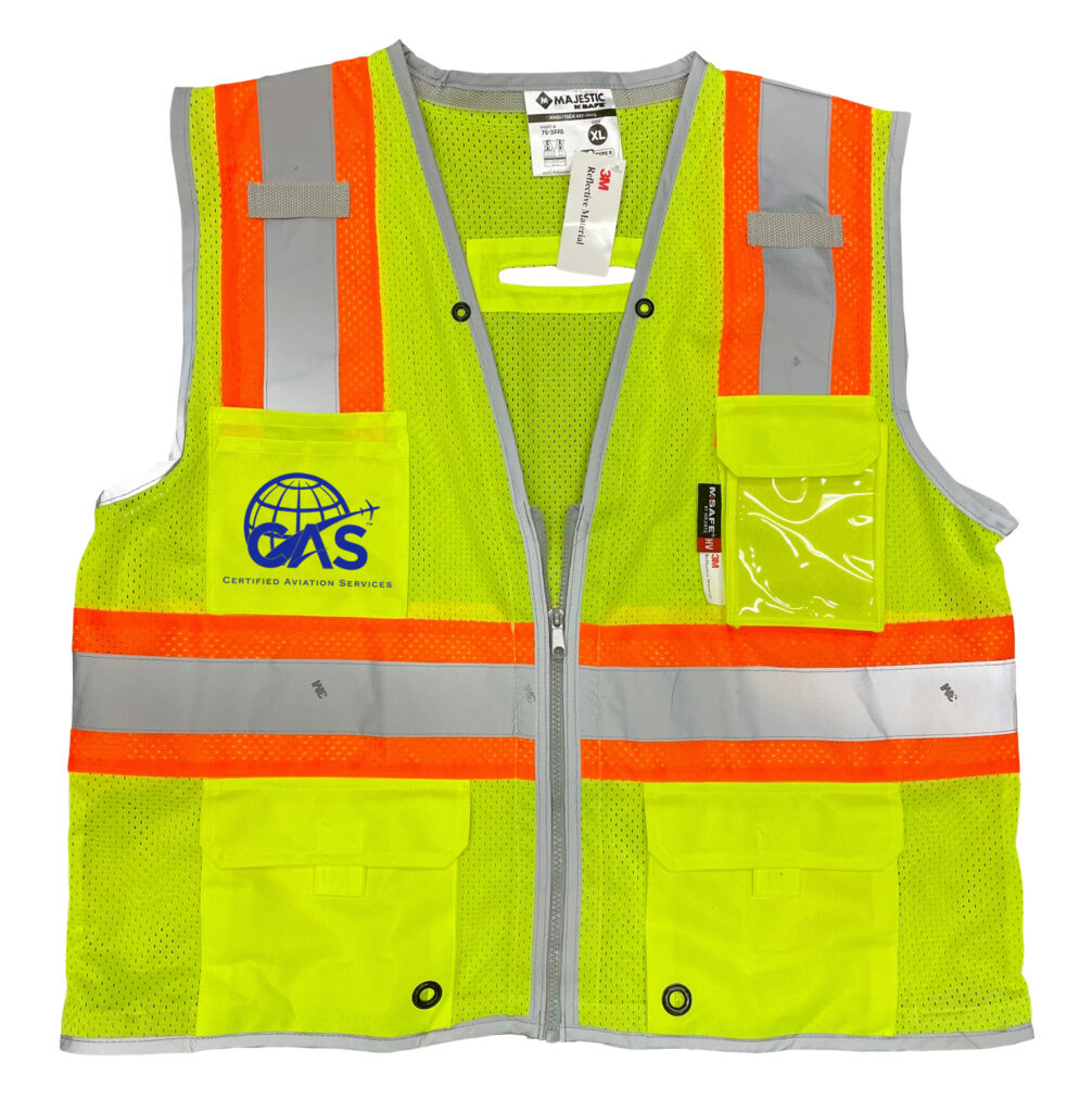 HIGH VISIBILITY MESH VEST Certified Aviation Uniforms Home